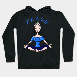 Peace in Yoga Hoodie